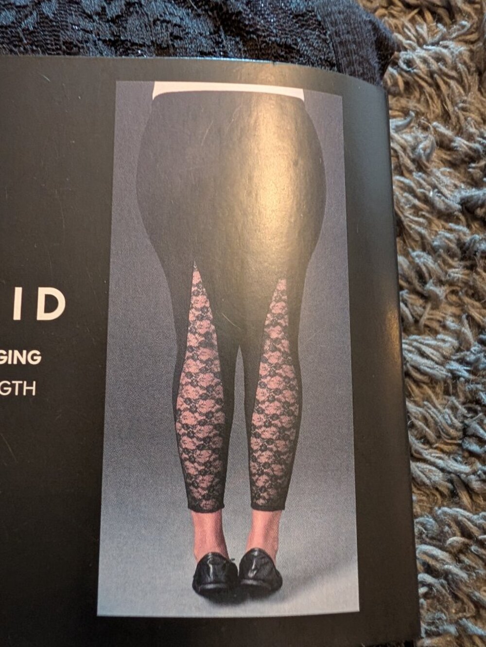 Torrid Fashions Lace Inset Leggings Cropped Length ~ 1/1X